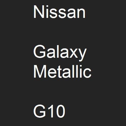 Nissan, Galaxy Metallic, G10.